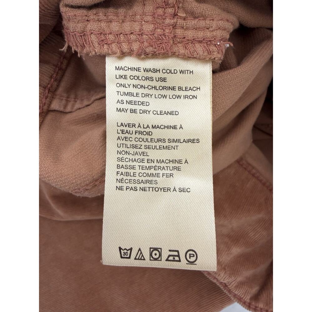 Free People We The Free Corduroy Pants 29 Brown High Rise Flare Boho 70s Y2K - Picture 7 of 9